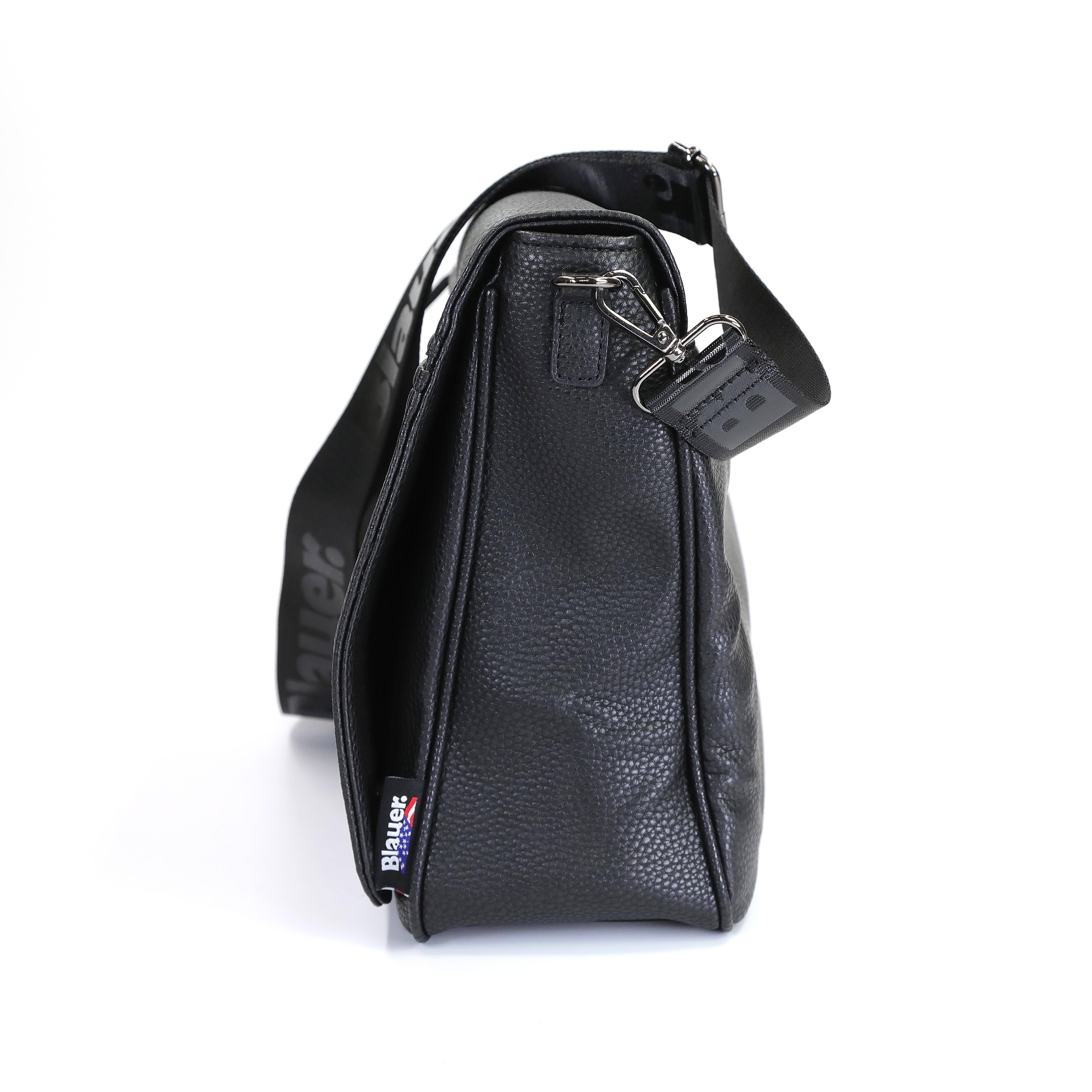 Мужская сумка Blauer, черная, цвет черный, размер ONE SIZE - фото 6