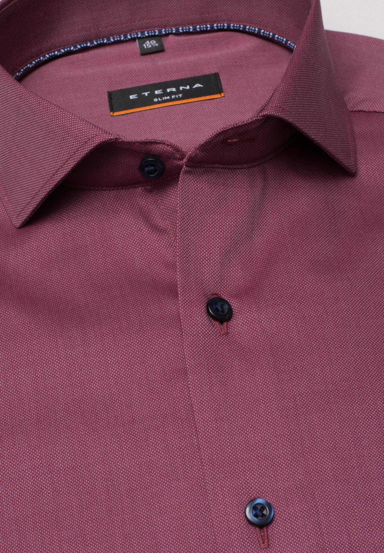 Мужская рубашка ETERNA, бордовая, цвет бордовый, размер 48 - фото 3