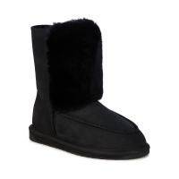 Женские полусапоги из овчины (угги) EMU Australia, черные, арт: W11555