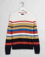 MULTI COLORED STRIPED C-NECK 8040080 - MULTI COLORED STRIPED C-NECK 8040080
