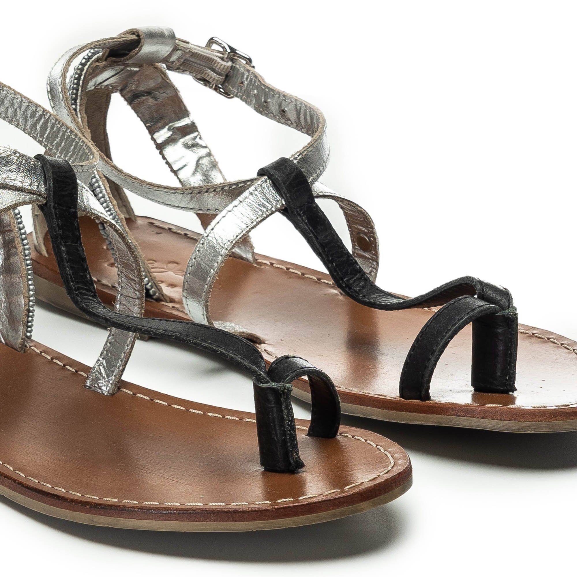 Женские сандалии Pepe Jeans London(JANE STRAPS METALLIC PLS90188), серебряные, цвет серебряный, размер 37 - фото 8