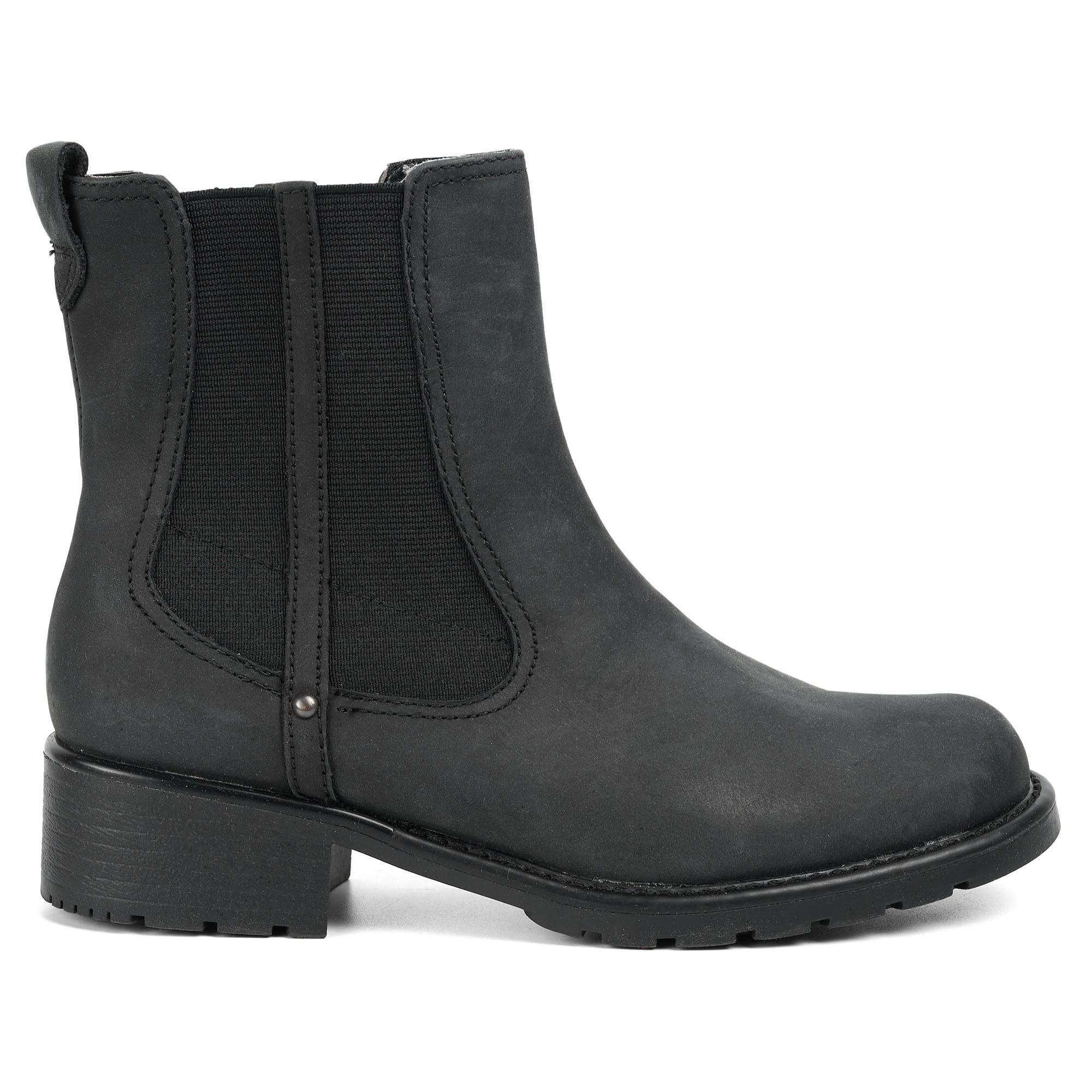 

Женские челси Clarks, черные, Черный