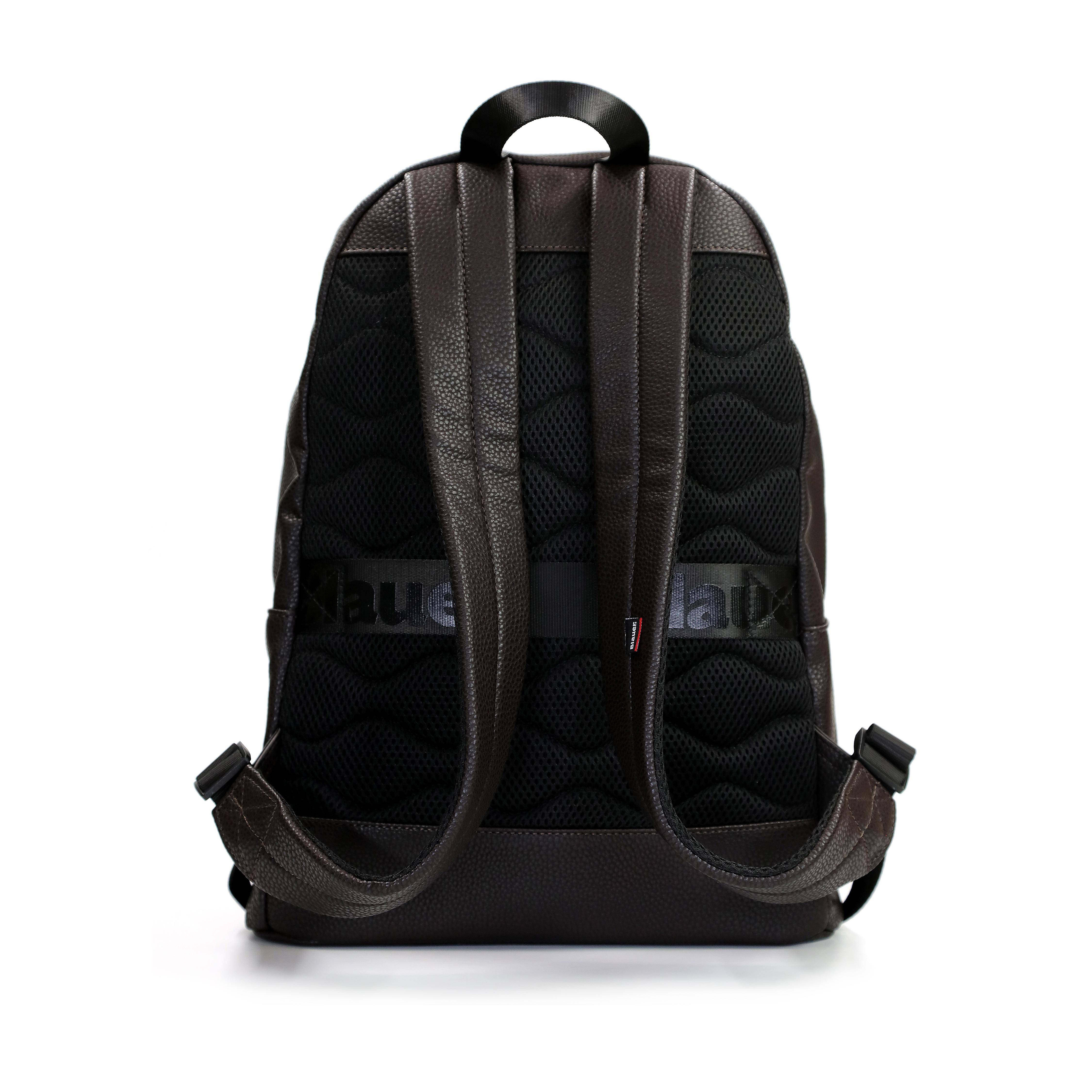 Мужской рюкзак Blauer, коричневый, размер ONE SIZE - фото 4
