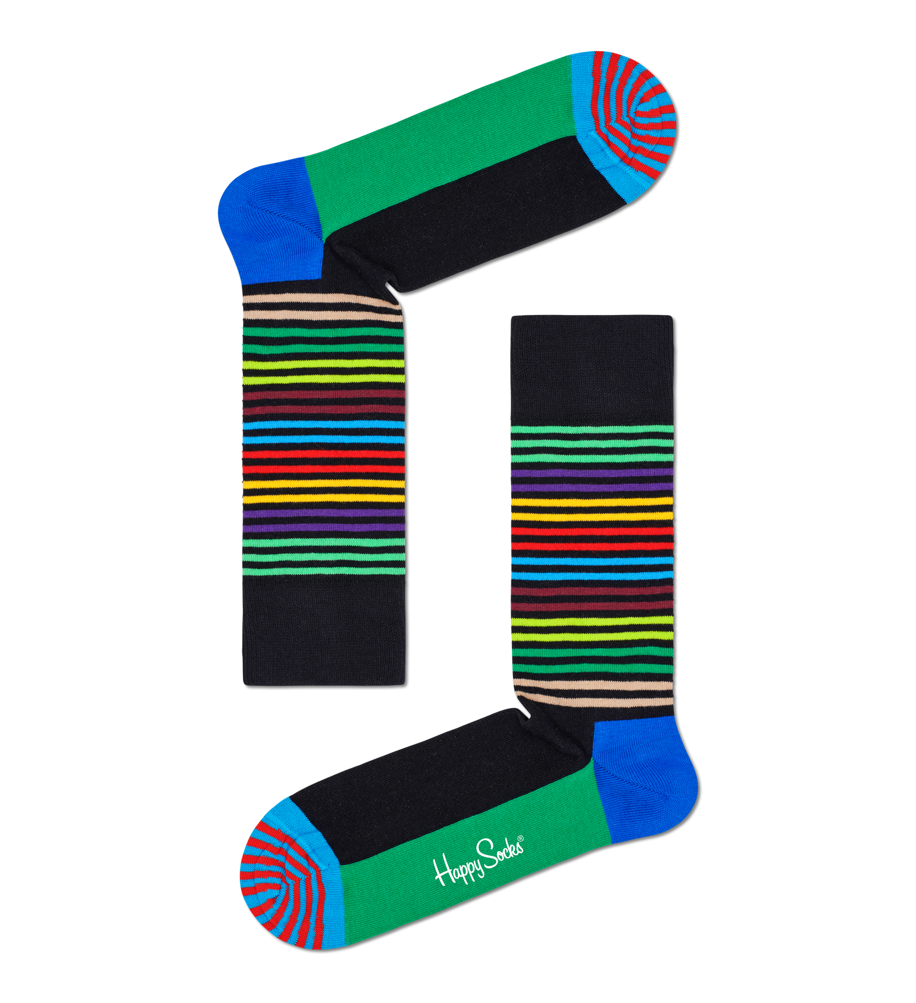Носки Happy socks Half Stripe Sock HAS01 9300, размер 29