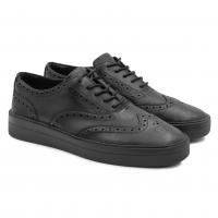 Женские оксфорды брогированные Clarks, черные, арт: 26152346