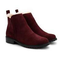 Женские челси EMU Australia, бордовые, арт: W11292