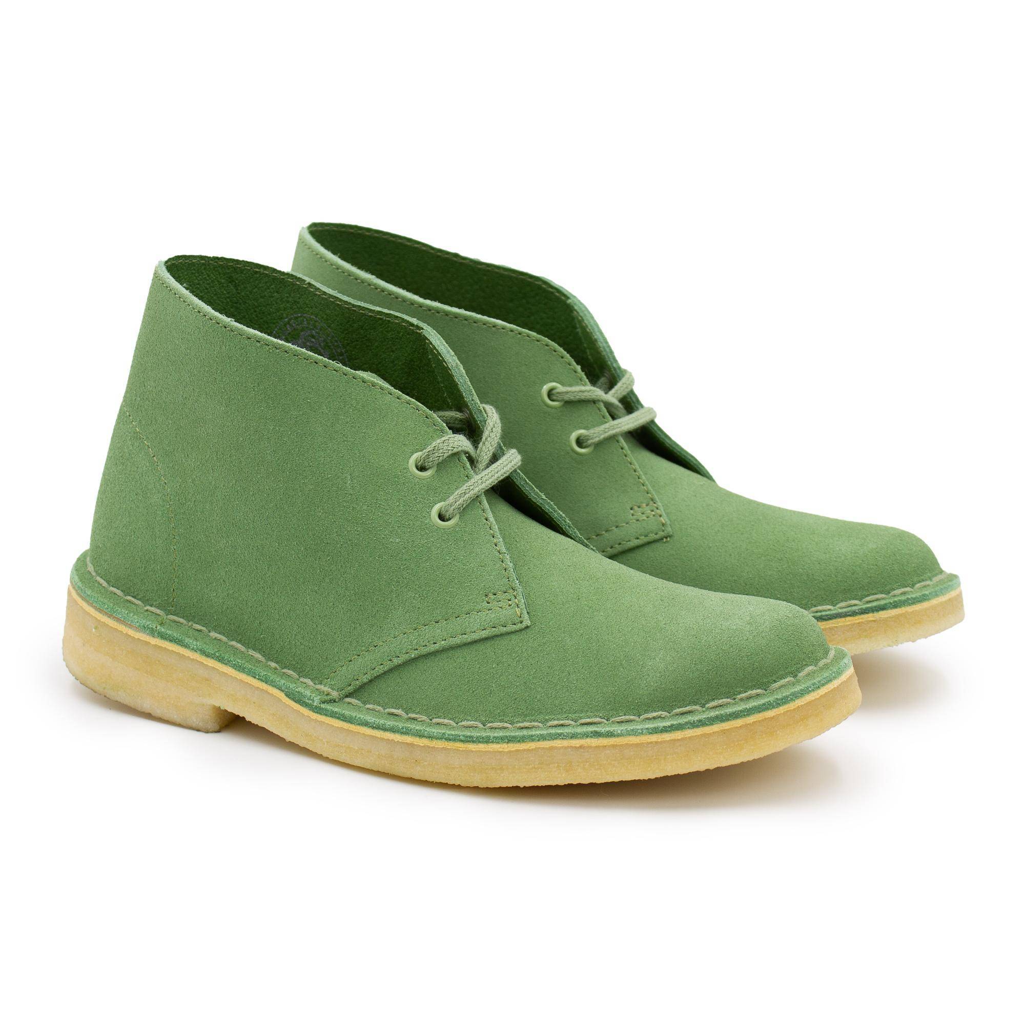 Женские дезерты Clarks(Desert Boot. 26138825), зеленые, цвет зеленый, размер 37 - фото 1