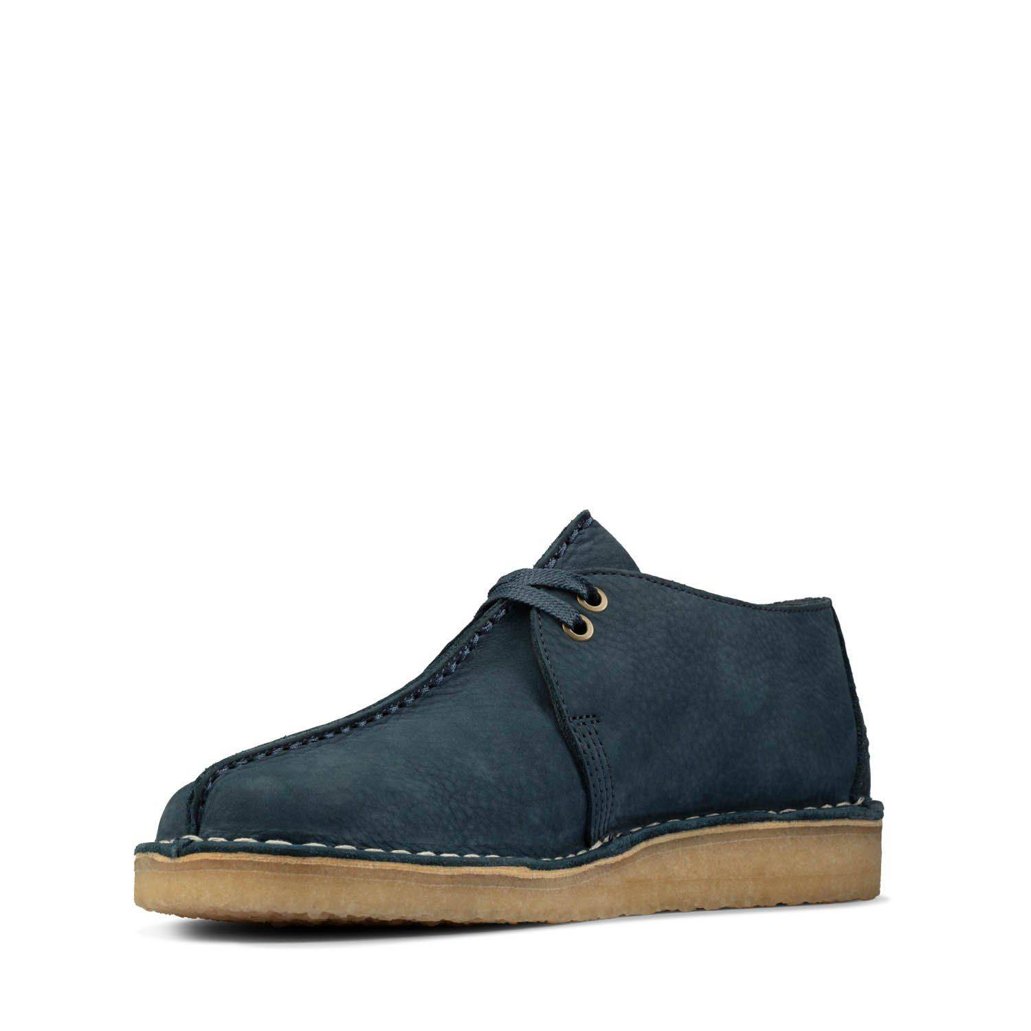 clarks desert trek blue