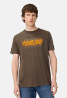 мужские Camel Active Apparel T-Shirt 1/2 409700-6T27, цвет Коричневый