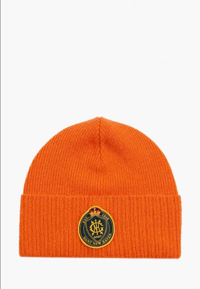 Мужская шапка Gant, оранжевая