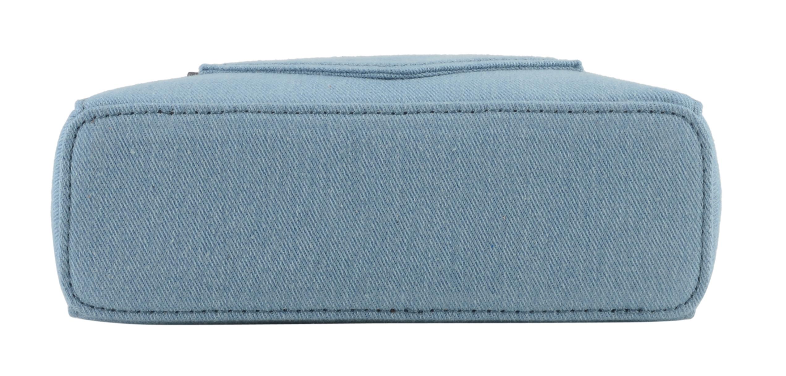 Женская сумка Maison Pourchet, синяя, цвет синий, размер ONE SIZE - фото 6