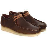 Мужские полуботинки Clarks(Wallabee 26134200), коричневые, арт: 26134200
