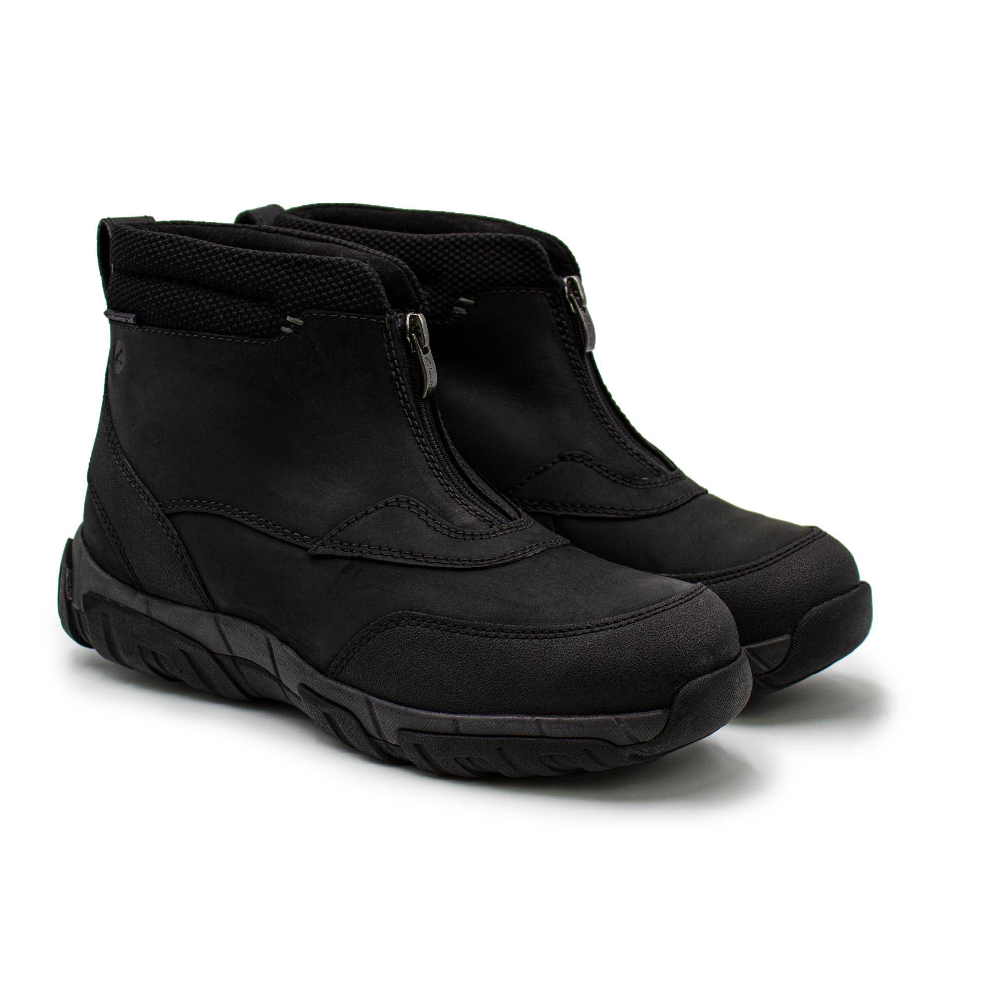 Мужские ботинки на молнии Clarks (Grove Zip II 26163588), черные, цвет черный, размер 40 - фото 1