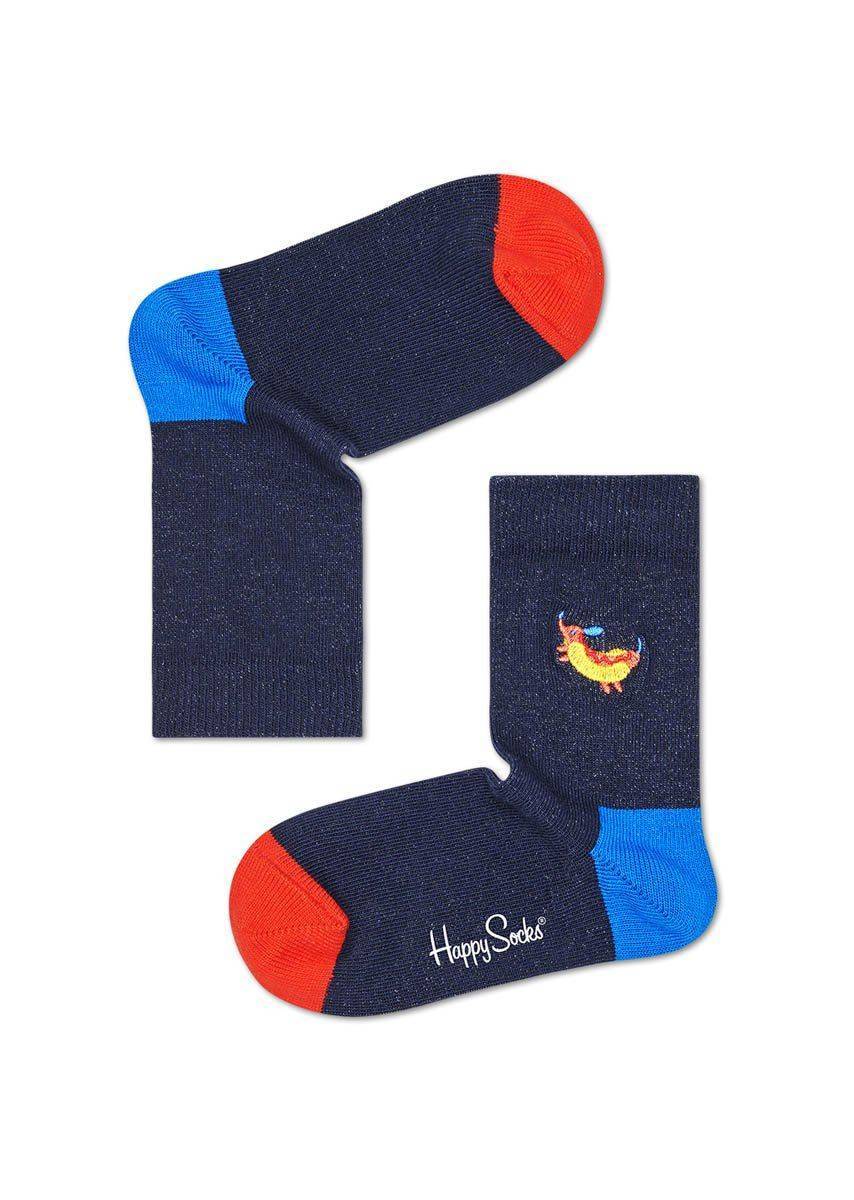 

Носки Happy socks Kids Hot Dog Dog Embroidery Sock KBEHD01 6500