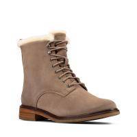 Женские высокие ботинки Clarks(Clarkdale Lace 26152872), серые, арт: 26152872