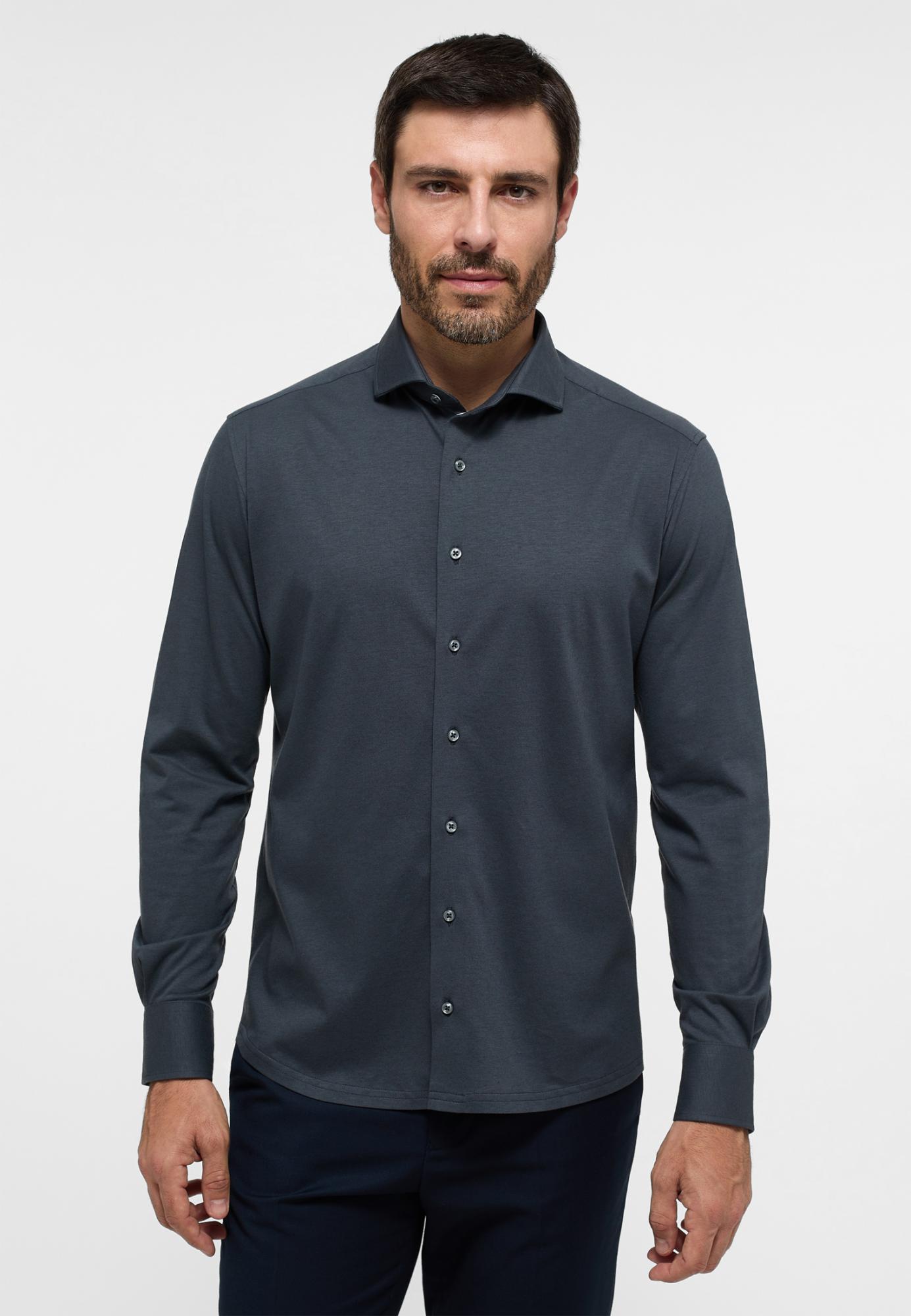 

Мужская рубашка ETERNA, серая, Серый