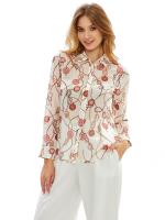 SAILING PRINT COT SILK SHIRT 4320184 - SAILING PRINT COT SILK SHIRT 4320184