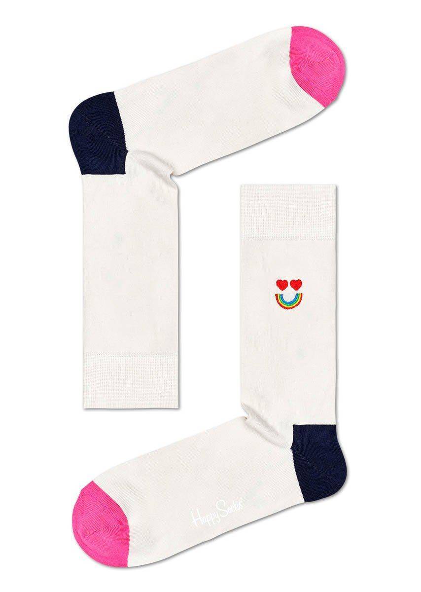 

Носки Happy socks Embroidery Happy Rainbow Sock BEHR01 1300