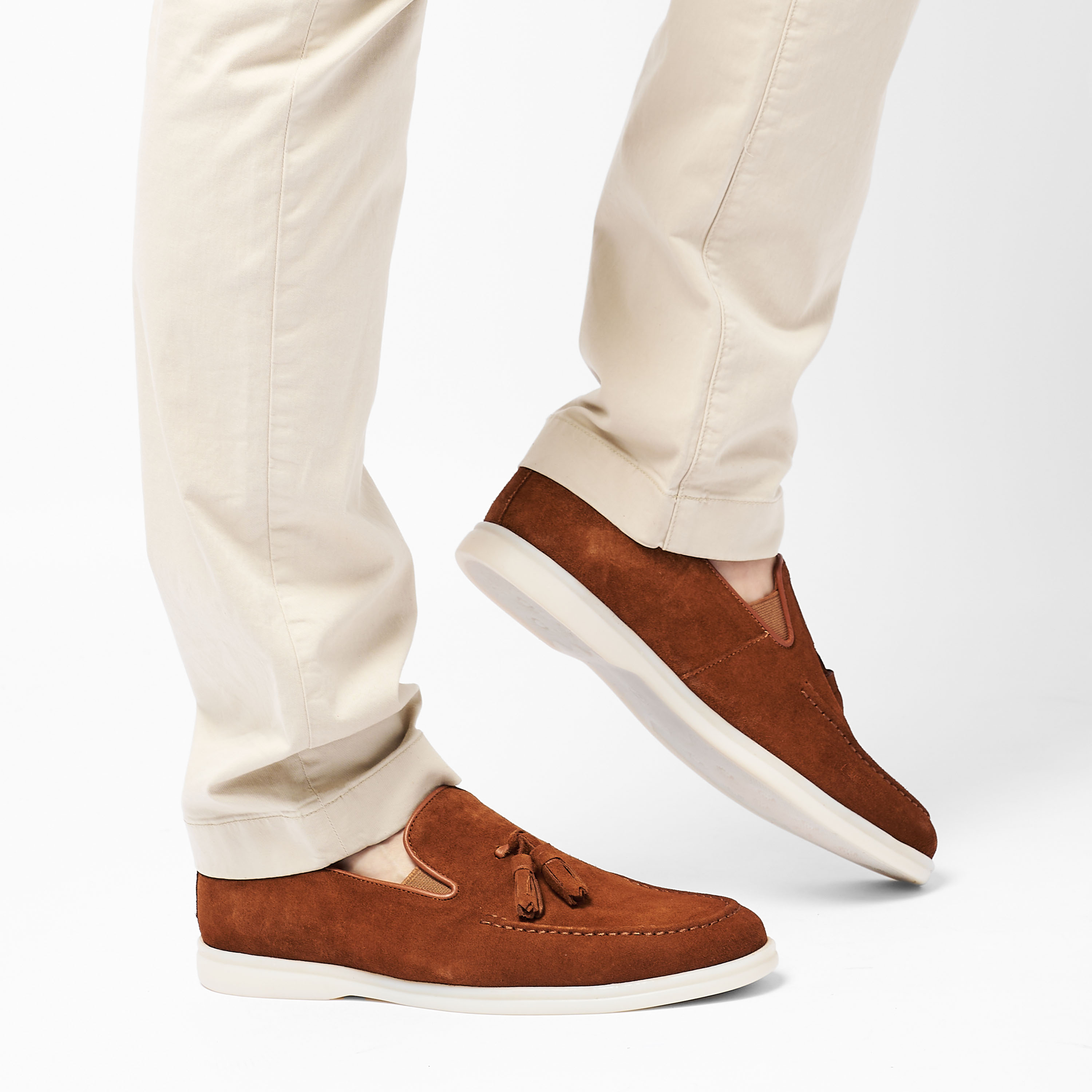 

Мужские мокасины Clarks, коричневые, Коричневый