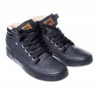 Женские высокие кеды British Knights(BUCK B42-3776-04), черные, арт: B42-3776-04