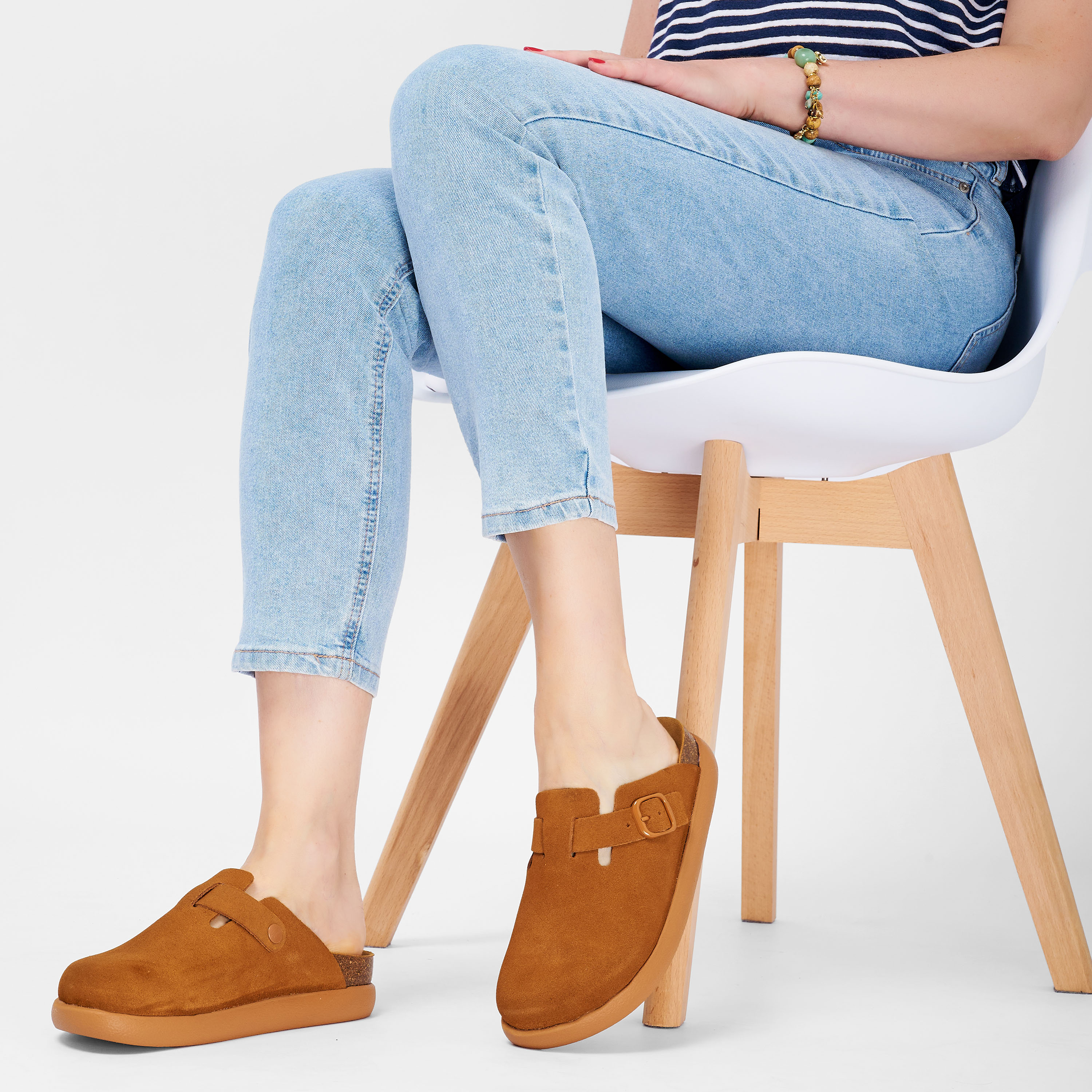 

Женские сабо SCHOLL, коньячные, Коньячный