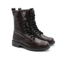 Женские высокие ботинки Clarks, бордовые, арт: 26163624