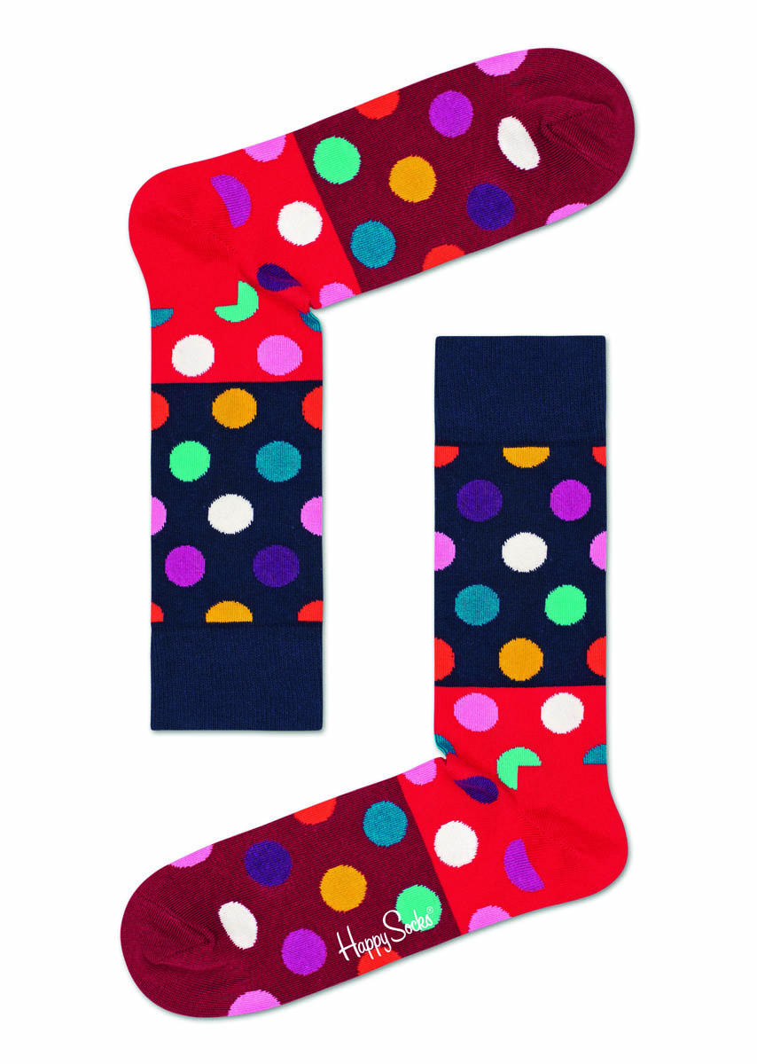 

Носки Happy socks Big Dot Block Sock BDB01