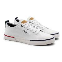 Мужские кеды Pepe Jeans London, белые, арт: PMS30811