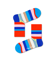 Stripe Half Crew Sock STR13 - Stripe Half Crew Sock STR13