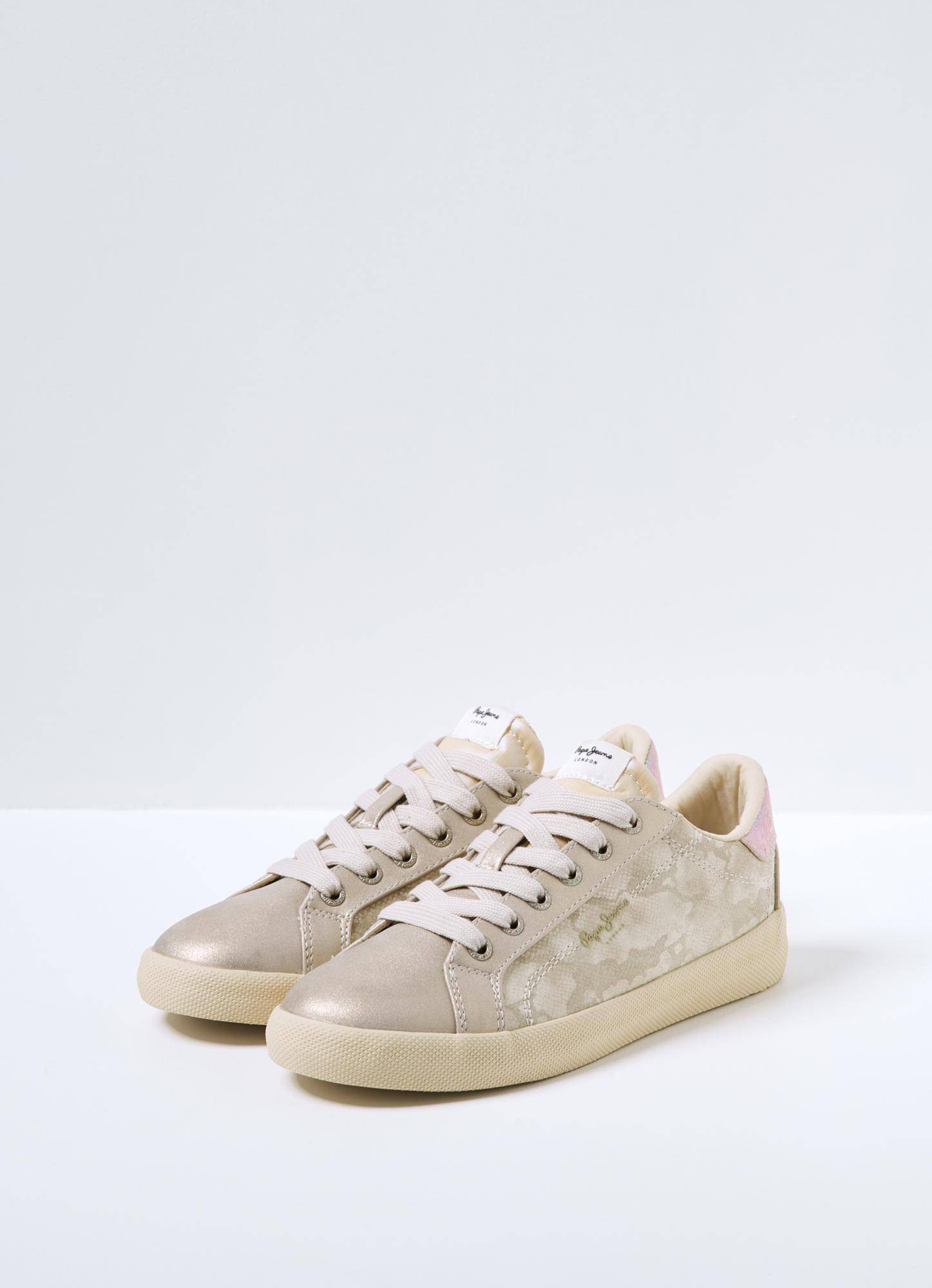 

Женские кеды Pepe Jeans London (KIOTO SHINE s_PLS31301), золотые, Золотой