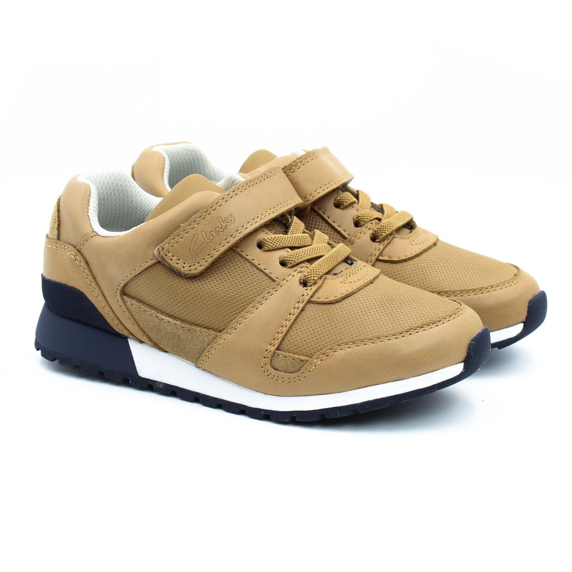 

Детские кроссовки Clarks (Retro Run K 26158383), коричневые, Коричневый