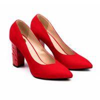 Женские туфли-лодочки Buffalo shoes(Aurora 1251000), красные, арт: 1251000