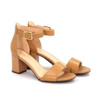 Женские туфли с открытым мыском/закрытой пяткой Clarks, коричневые, арт: 26171972