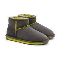 Женские полусапоги из овчины (угги) EMU Australia(Stinger Micro Stitch W12305), серые, арт: W12305