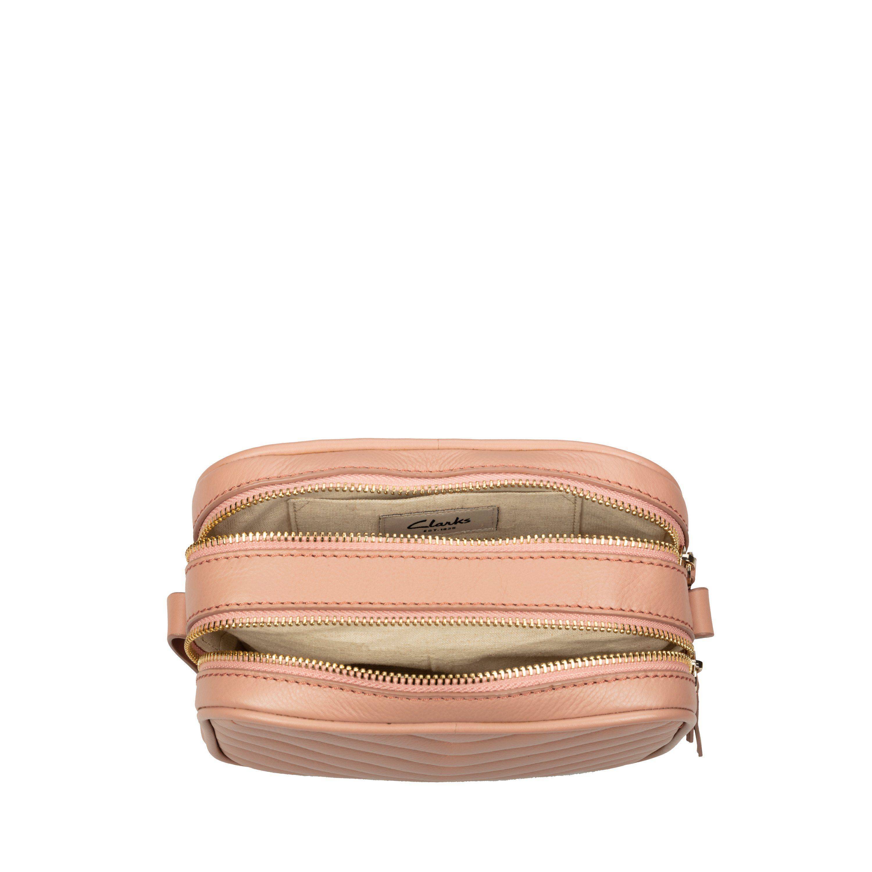 Женская сумка кросс-боди Clarks, розовая, цвет розовый, размер ONE SIZE - фото 4