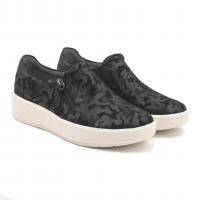 Женские слипоны Clarks, черные, арт: 26158894
