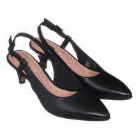 Женские туфли с закрытым мыском/открытой пяткой Clarks, черные, арт: 26140023