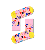 I Heart U Half Crew Sock IHU13 - I Heart U Half Crew Sock IHU13