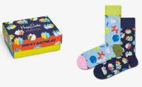 2-Pack Happy Birthday Socks Gift Set XBIR02 - 2-Pack Happy Birthday Socks Gift Set XBIR02