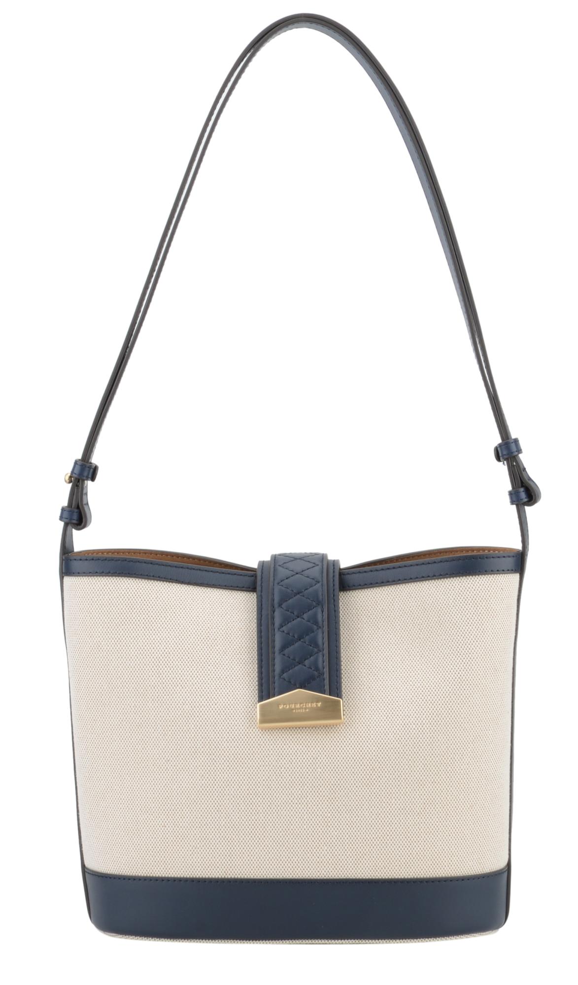 Женская сумка кросс-боди Maison Pourchet, синяя, цвет синий, размер ONE SIZE - фото 1