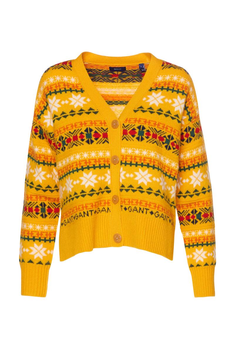 

Женский кардиган Gant, желтый
