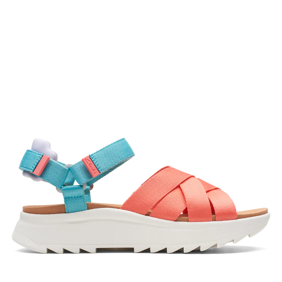 

Женские сандалии Clarks, розовые, Розовый