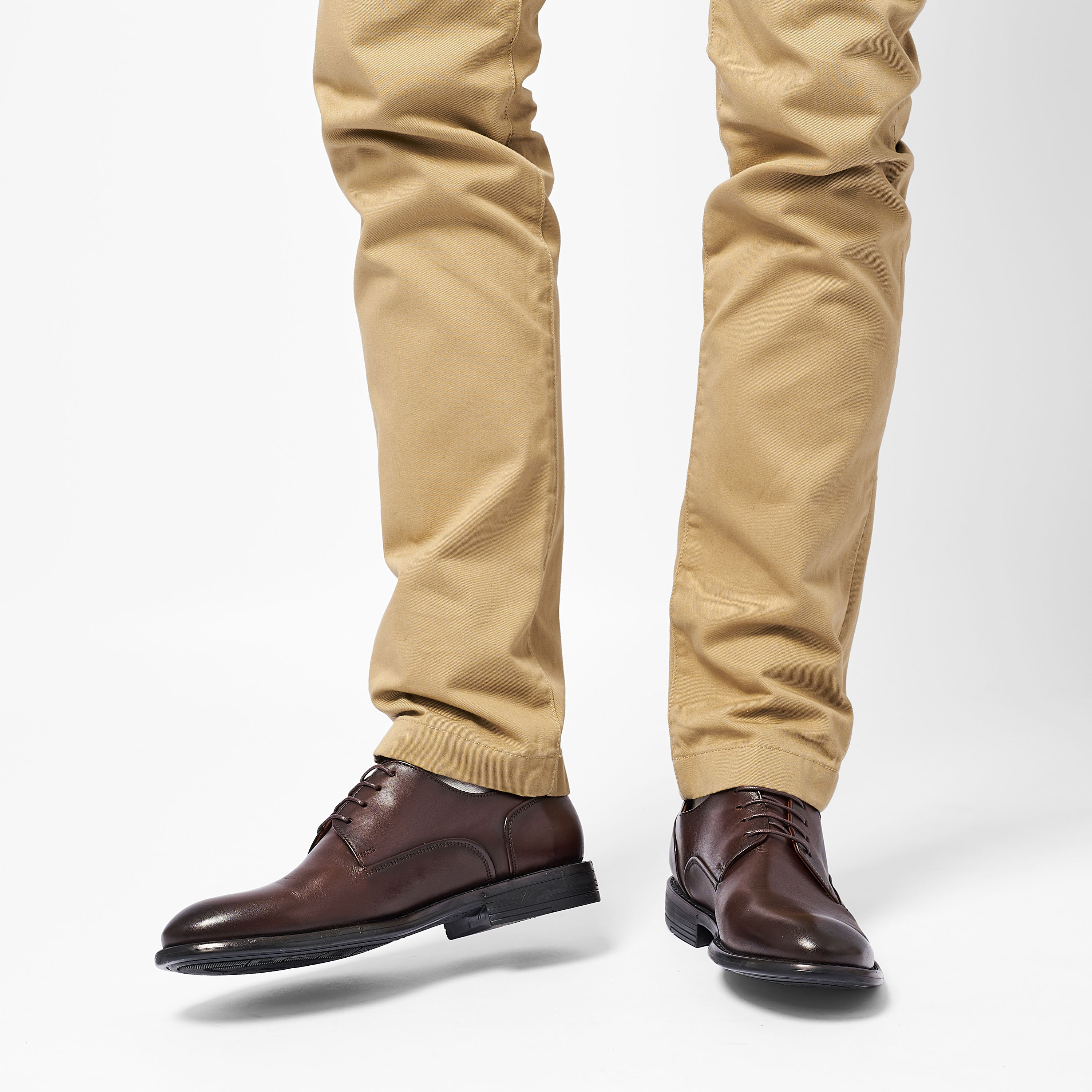 

Мужские дерби Clarks, коричневые, Коричневый
