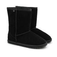 Детские сапоги из овчины (угги) EMU Australia, черные, арт: T10102