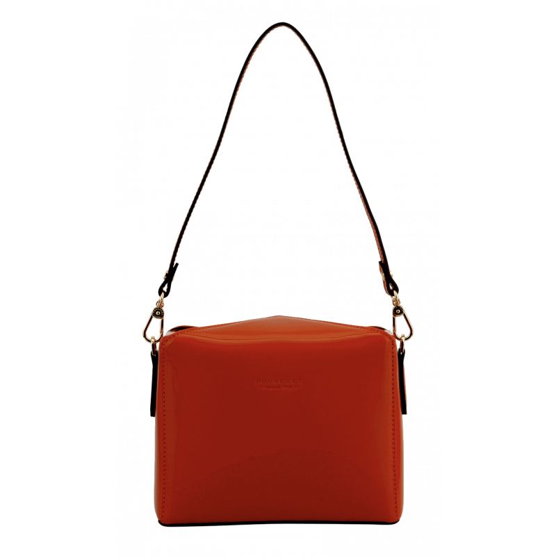 Кросс-боди Maison Pourchet Cassetta  Vernis 86001, цвет красный, размер ONE SIZE - фото 1