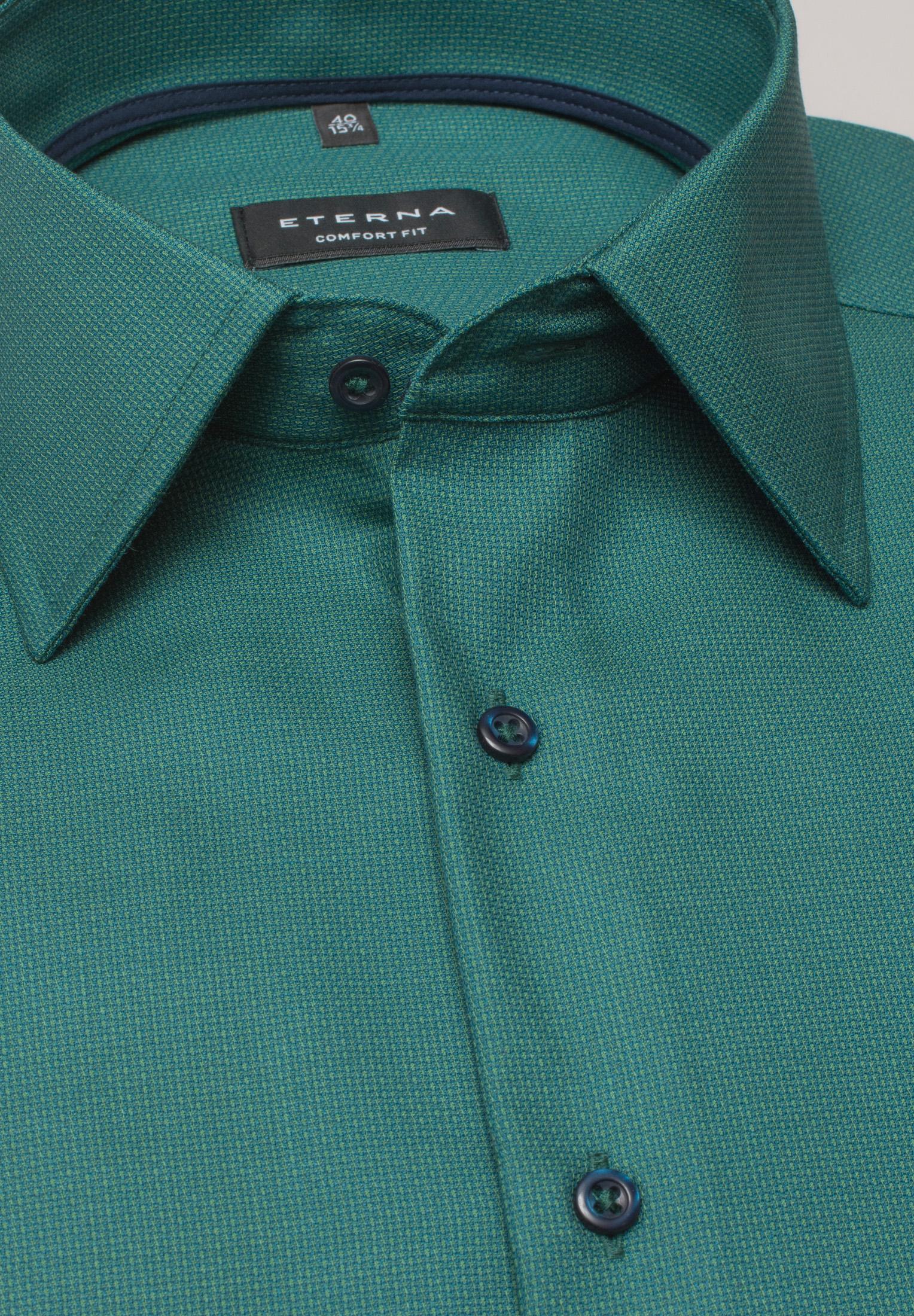 Мужская рубашка ETERNA, зеленая, цвет зеленый, размер 46 - фото 4