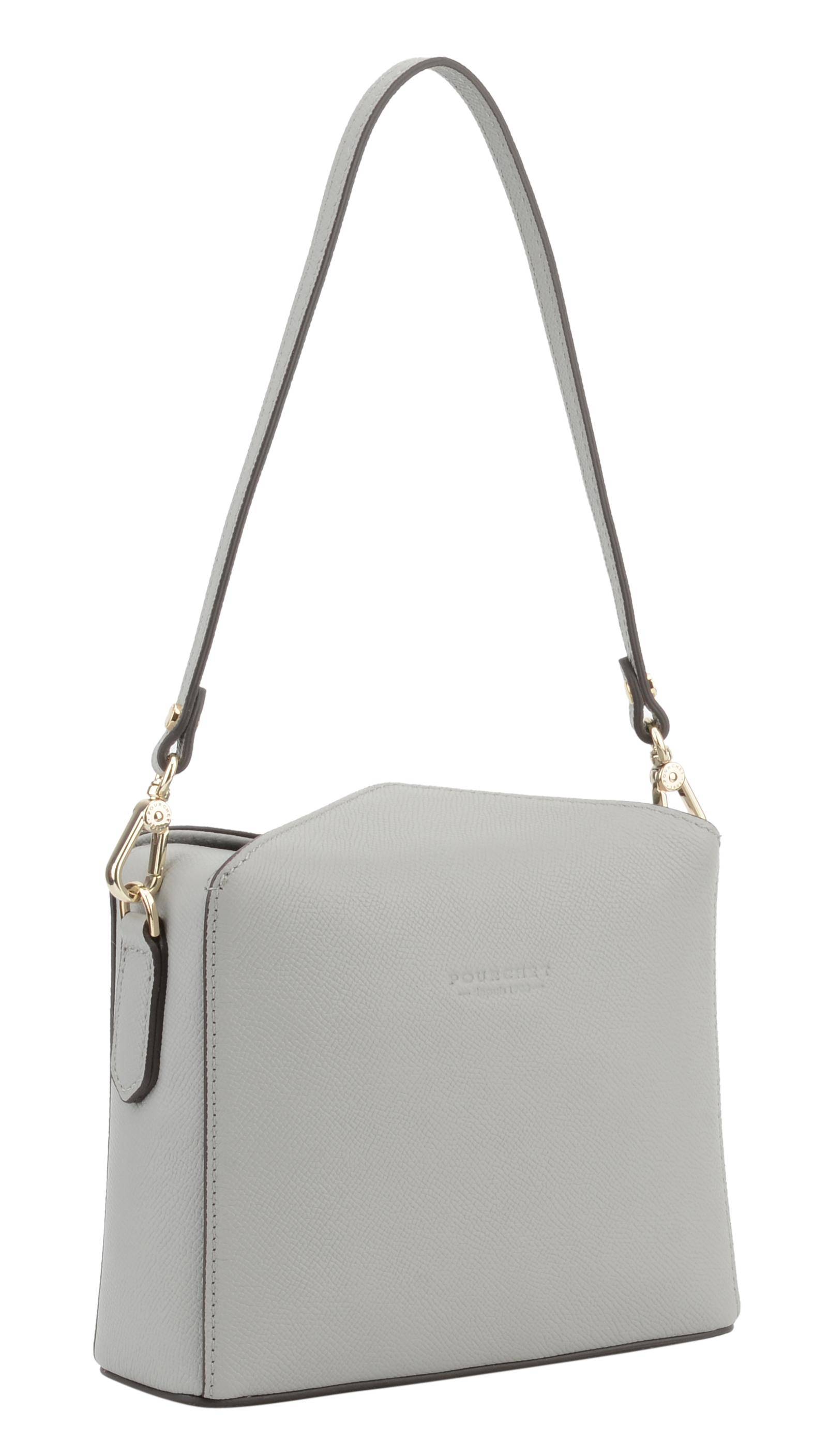 Кросс-боди Maison Pourchet Cassetta Leather 77101, цвет белый, размер ONE SIZE - фото 2