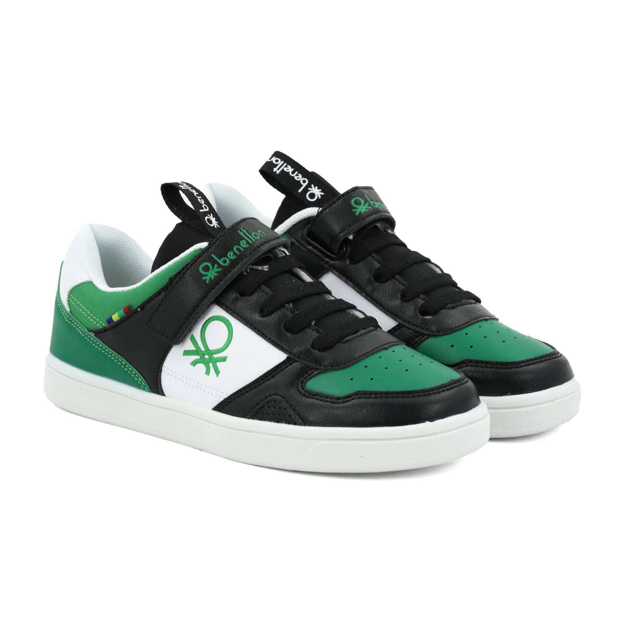 Детские кроссовки United Colors of Benetton, зеленые, цвет зеленый, размер 32 - фото 1