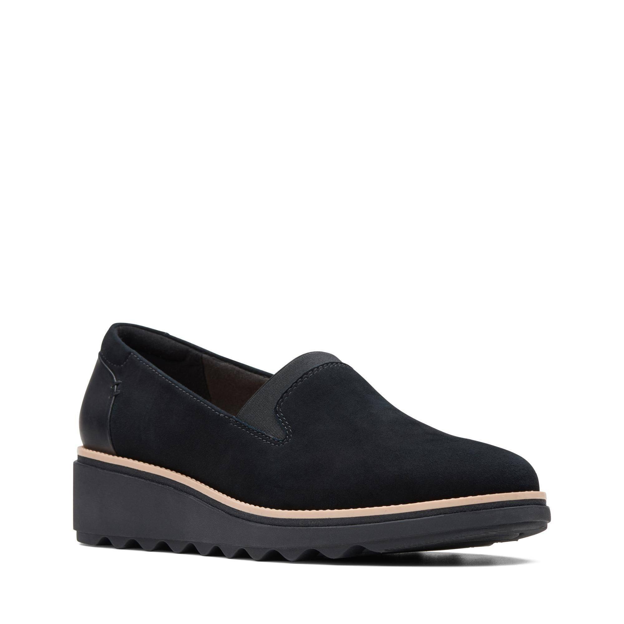 

Женские лоферы Clarks(Sharon Dolly 26136359), черные, Черный