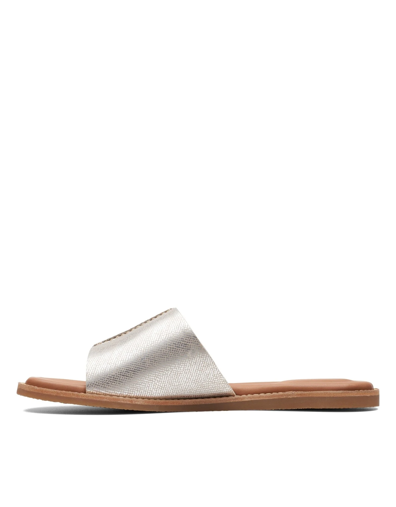 

Женские мюли Clarks, серебряные, Серебряный